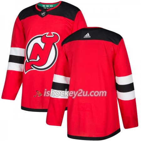 Mænd NHL New Jersey Devils Trøje Blank Adidas 2017-2018 Rød Authentic